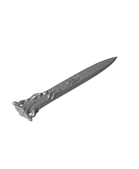 Planar Tuning Fork - Fire 3d model