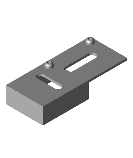 CNC 3018 X & Y endstop mini pcb 3d model