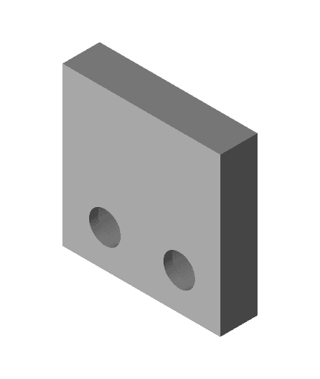 HMG7.3 i3 Clone X End Stop V3.stl 3d model