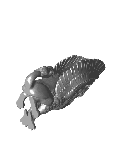 Figurine of Wondrous Power - Bronze Griffon 3d model