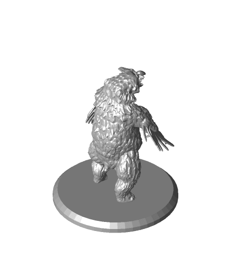 Owlbear through the ages- Pathfinder 2nd Edition  3d model