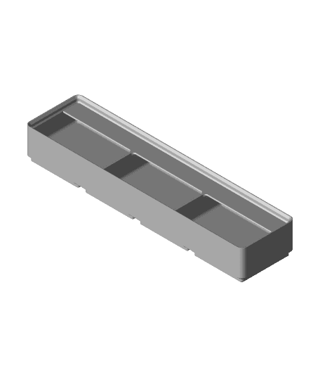 Divider Box 4x1x3 3-Compartment.stl 3d model