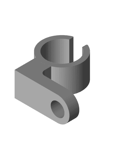 CRF300L BRAKE LINE SPACER  3d model