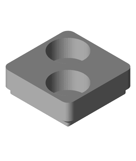 Gridfinity glue stick holder 3d model