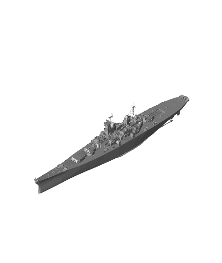 uss missouri 3d model