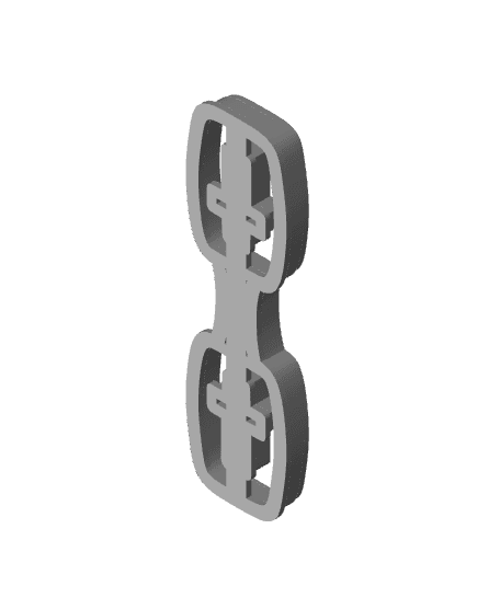 Cross Keychain Clay Cutter for Polymer Clay | Digital STL File | Clay Tools 3d model