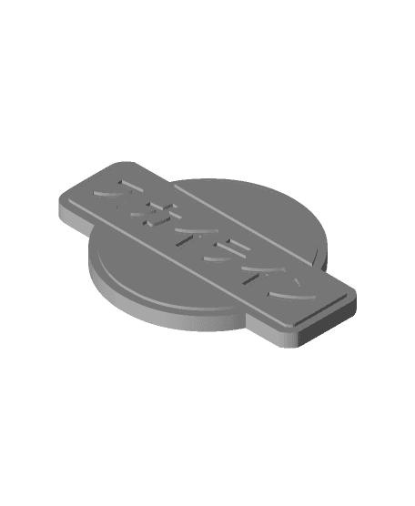 Nissan Kanji Charm (with outline) 3d model