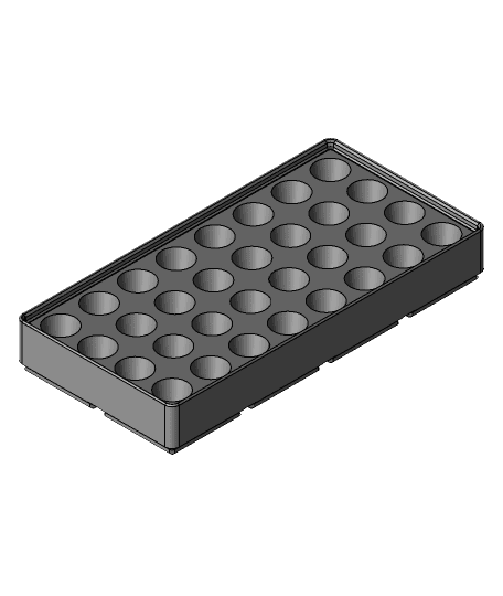 Gridfinity ER16 collet holder 3d model