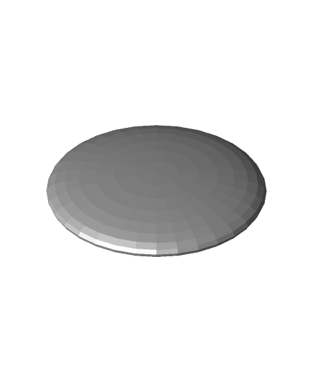 Disc golf marker disc 3d model