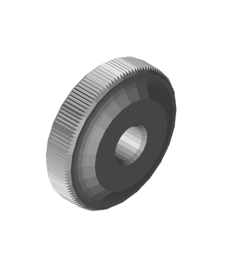 DIN 467-M10 bolt 3d model