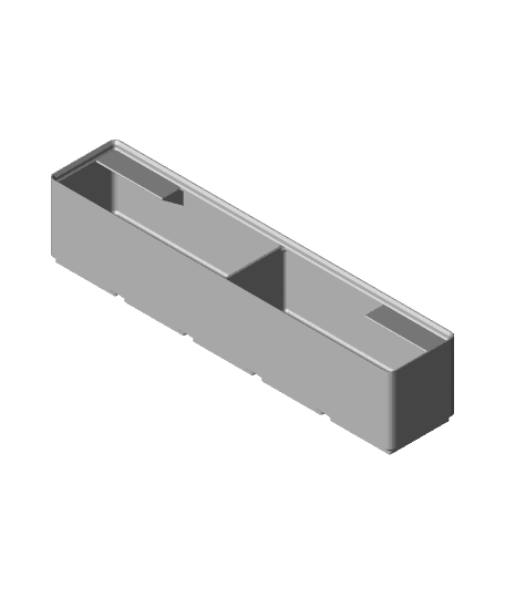 Divider Box 5x1x6 2-Compartment.stl 3d model