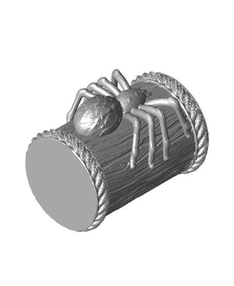 Halloween Spider Koozie 3d model