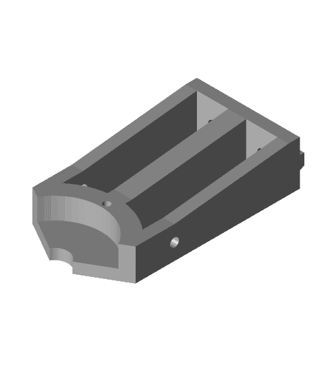 Kossel Spool Top Mount for HDD Bearing 3d model