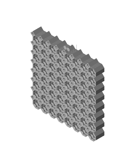 8x8 Multiboard Core Tile - x4 Multi-Material Stack 3d model