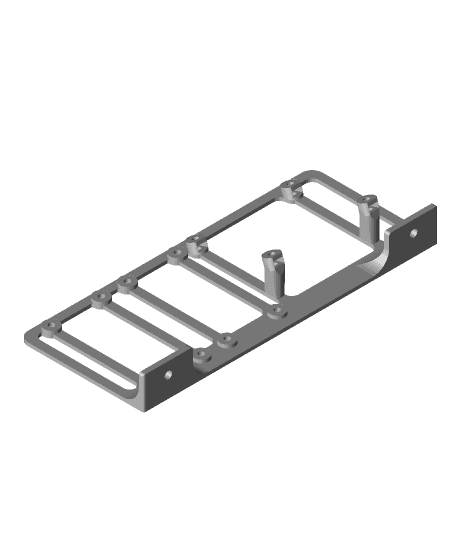 Ender 5 - Additional electronics plate - with Raspberry Pi 3d model