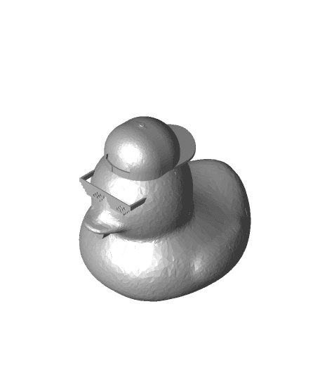 Rubber duck, but he's a douche.  3d model