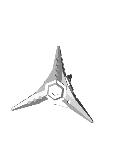 Caltrop D4 Die 3d model