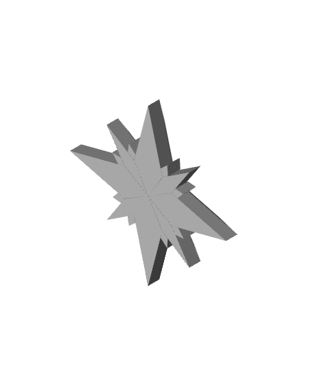 Button Compass 3d model