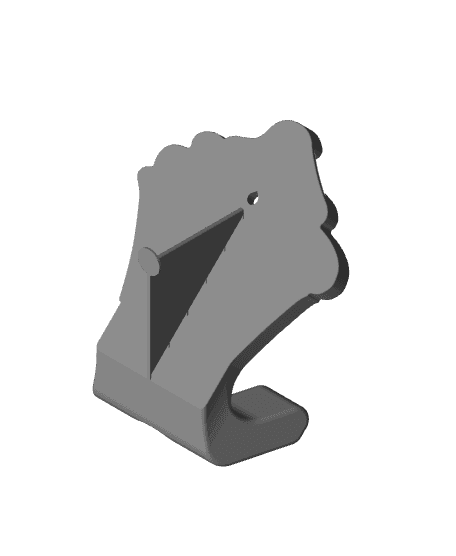 Cupcake Apron Hanger 3d model