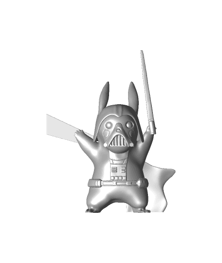 Pikachu x Darth Vader 3d model