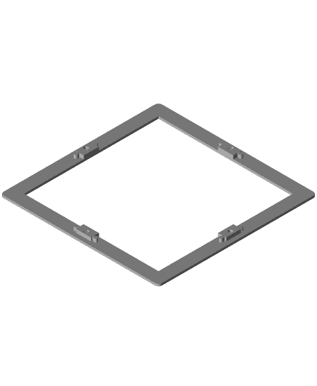 Enigma 0 front border template.stl 3d model