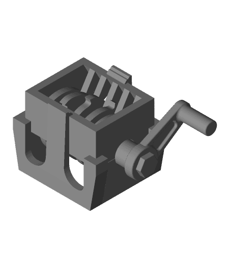 ez shredder - 1 shaft 3d model