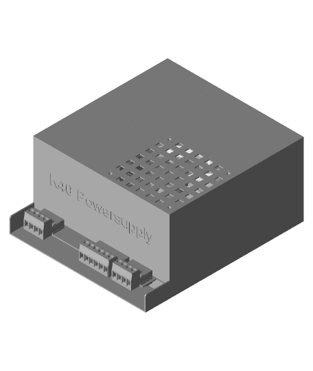 K40 Powersupply 3d model