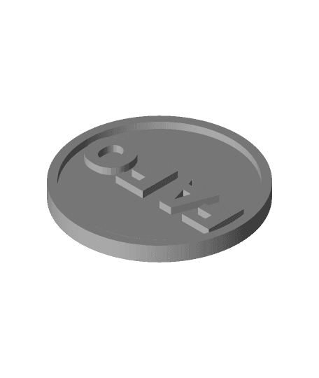 FAFO Coin 3d model