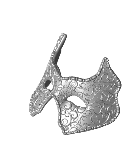 Masquerade Mask -"Masquerade" (Sculptober Day4) 3d model