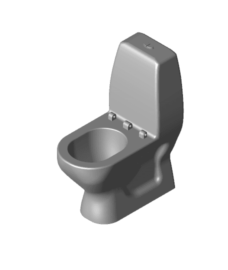 Barbie toilet 3d model