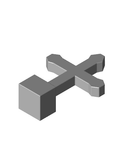 Cross 3d model