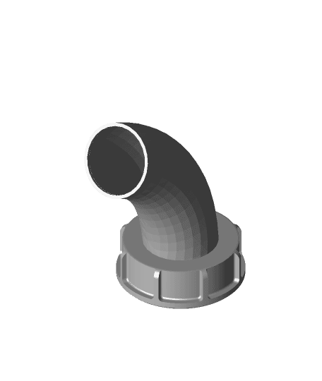 din51 cap+pipe.stl 3d model