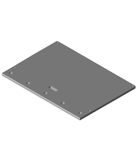 Paneldue V2 5 inch display enclosure 3d model