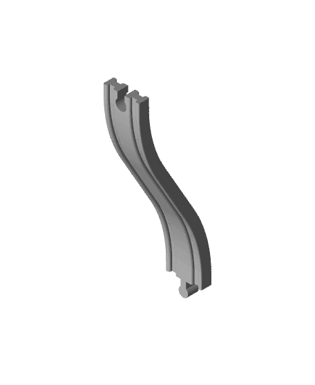 BRIO Style Train Track, Ramp, N 3d model