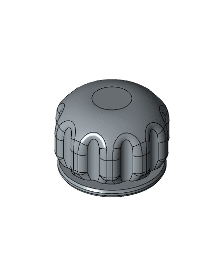 Drain plug for wash tub (threaded) 3d model