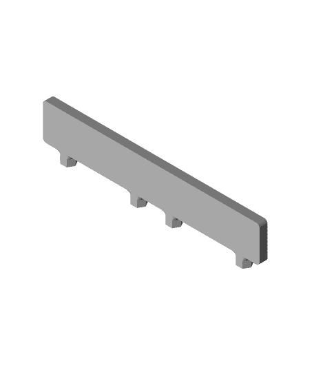 Honeycomb gridfinity shelf 3d model