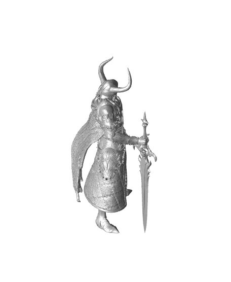 (32mm) Death Knight Marius 3d model