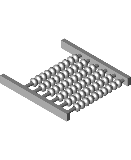 print in place ABACUS 3d model