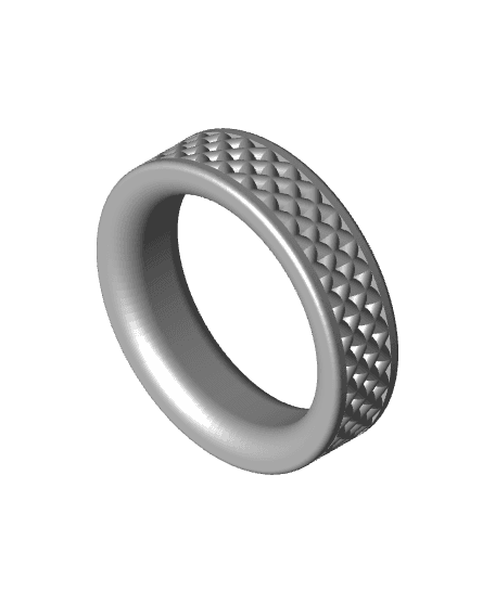 Modern Mosaic Ring 3d model