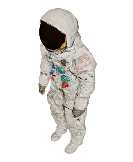 Palm-sized Astronaut (US Apollo Mission) 3d model