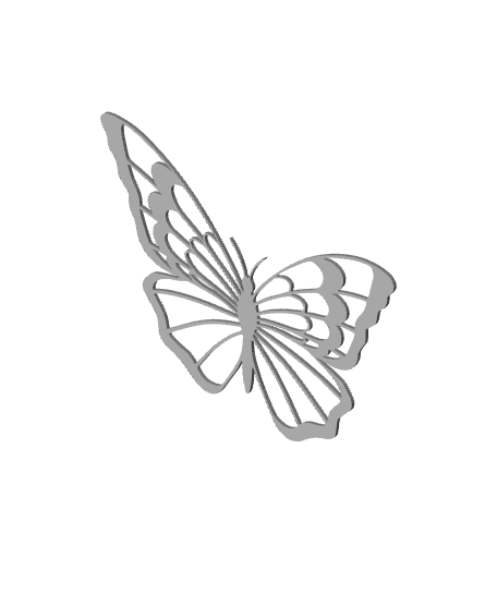 butterfly wall art butterflies wall decor insect decoration 3d model