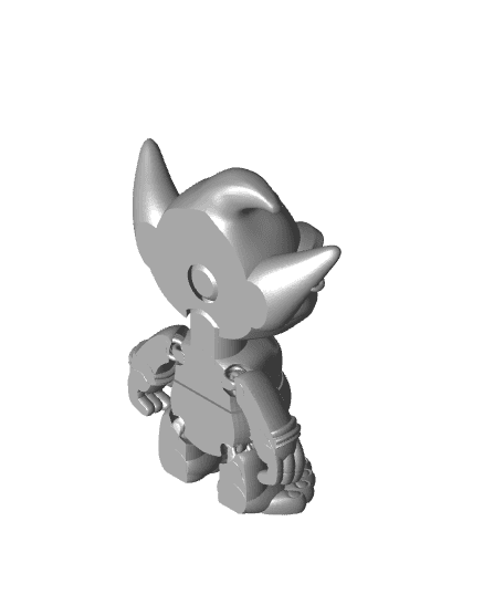 flexi evil goblin.3mf 3d model