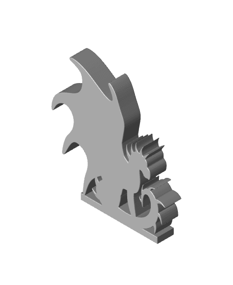 Dragon Mini Shelf Sitting 3d model