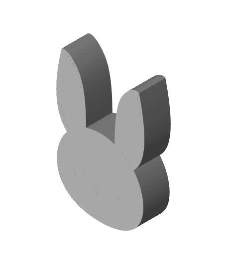 Kawaii Bunny Home Decor | Easter decoration 3d model