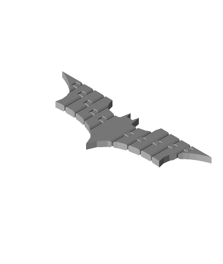 Flexi Batman Begins 3d model