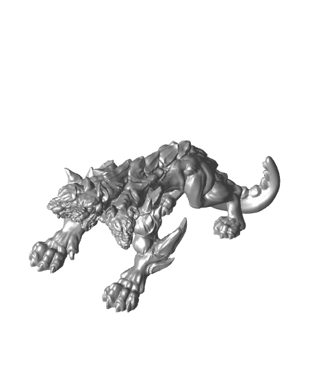 Cerberus - Hell Hound - PRESUPPROTED - 32mm Scale  3d model