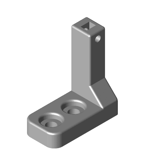 Hypercube Evo Mechanical Z End Stop 3d model