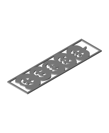 Halloween Bookmarks  3d model