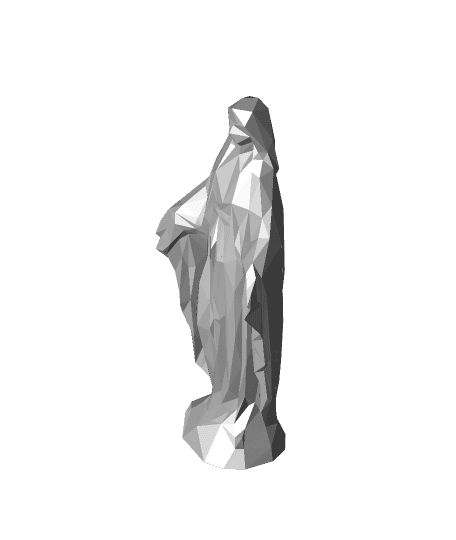 Virgin Mary Figurine [ Low-Poly ] 3d model