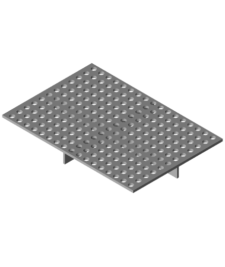 Tray for 3.5 to 4.0 mm screws 3d model